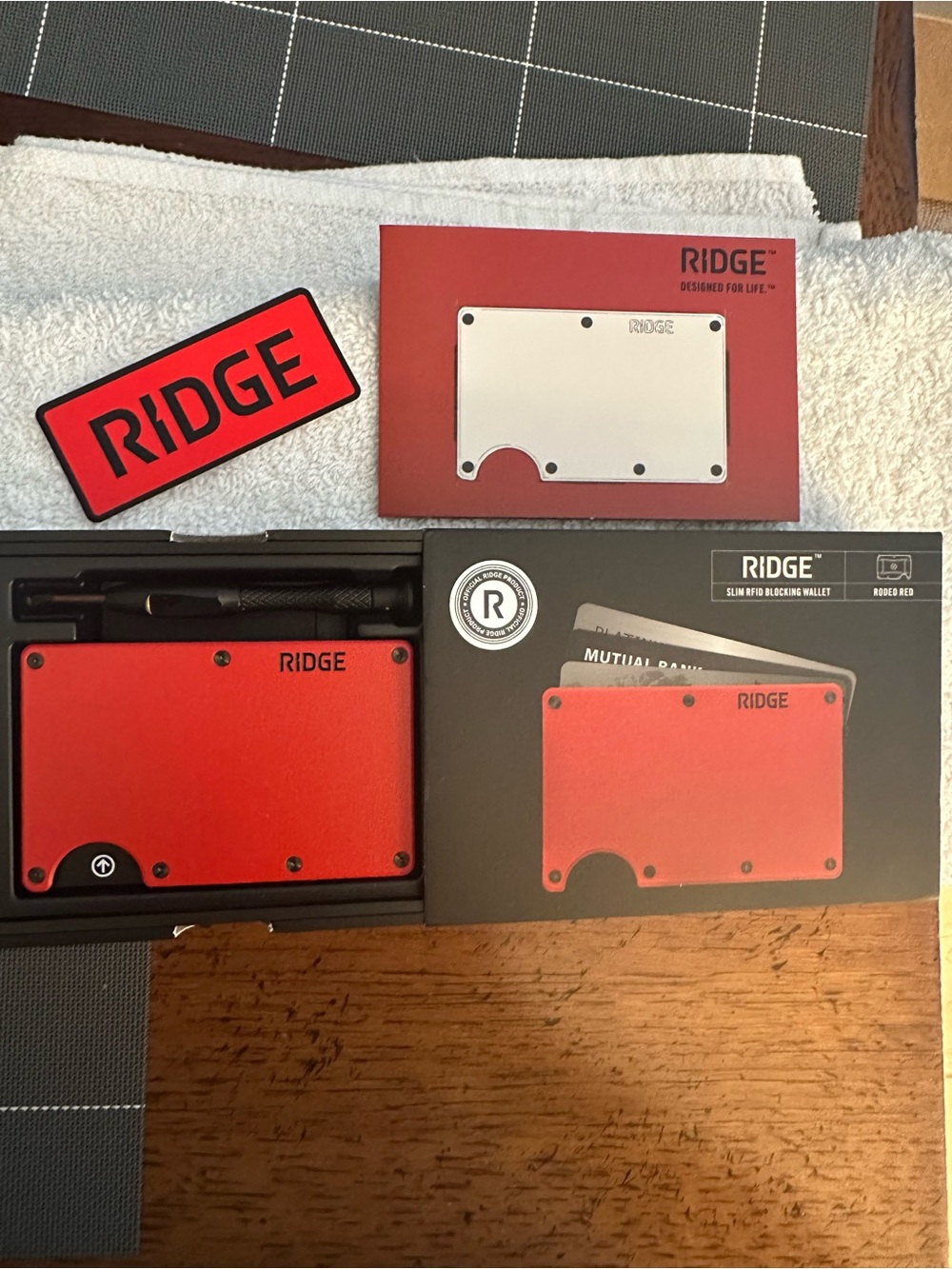 Ridge Wallet - Rodeo Red Collection